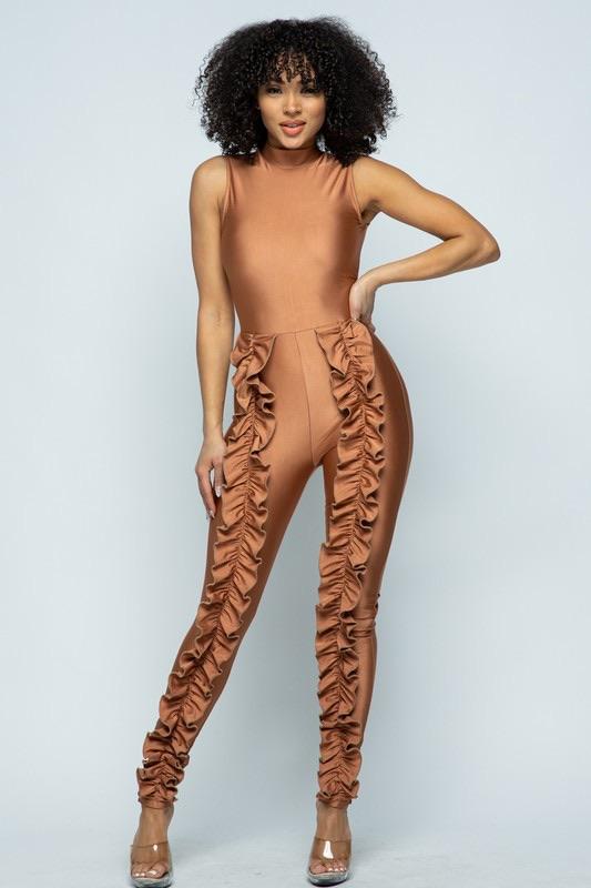 BRONZE OUT JUMPSUIT - TRESLUSH