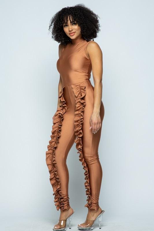 BRONZE OUT JUMPSUIT - TRESLUSH