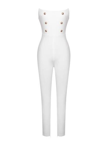 CAMILLA JUMPSUIT- WHITE - TRESLUSH