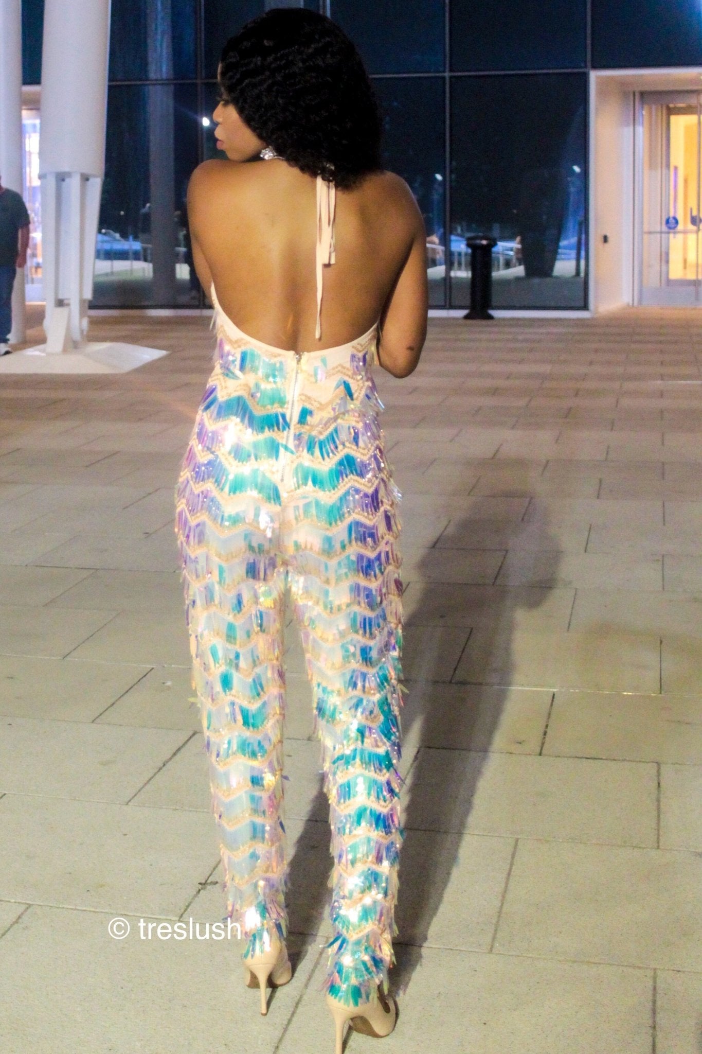 Holographic sequin pants – paulaknorr.uk