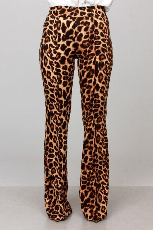 High Waist Leopard Pant - TRESLUSH