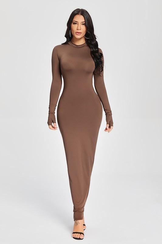 HOUR GLASS DRESS - BLACK - TRESLUSH