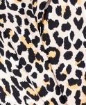 a close up of a zebra and a giraffe 