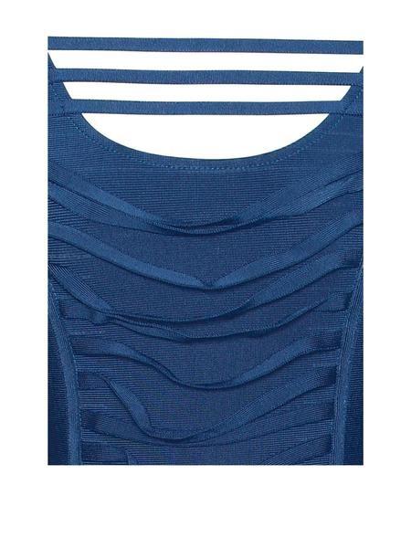LONI CUT OUT SLEEVES BANDAGE DRESS - TRESLUSH