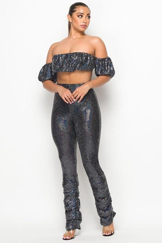 SHOWING OUT PANT SET - TRESLUSH