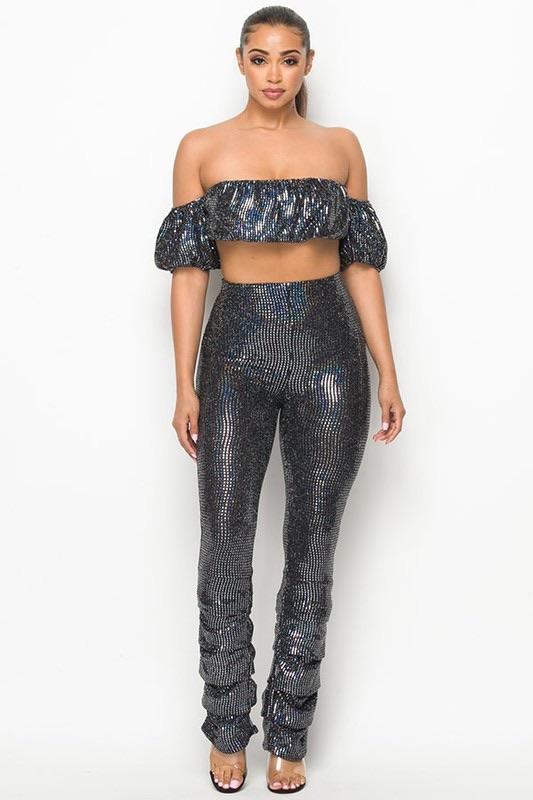 SHOWING OUT PANT SET - TRESLUSH