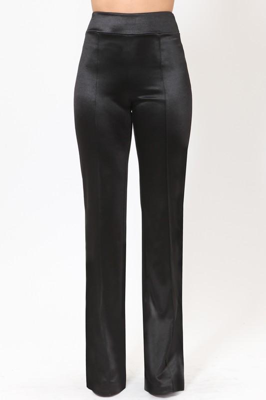 VIVIANNE SATIN PANT - Blue - TRESLUSH